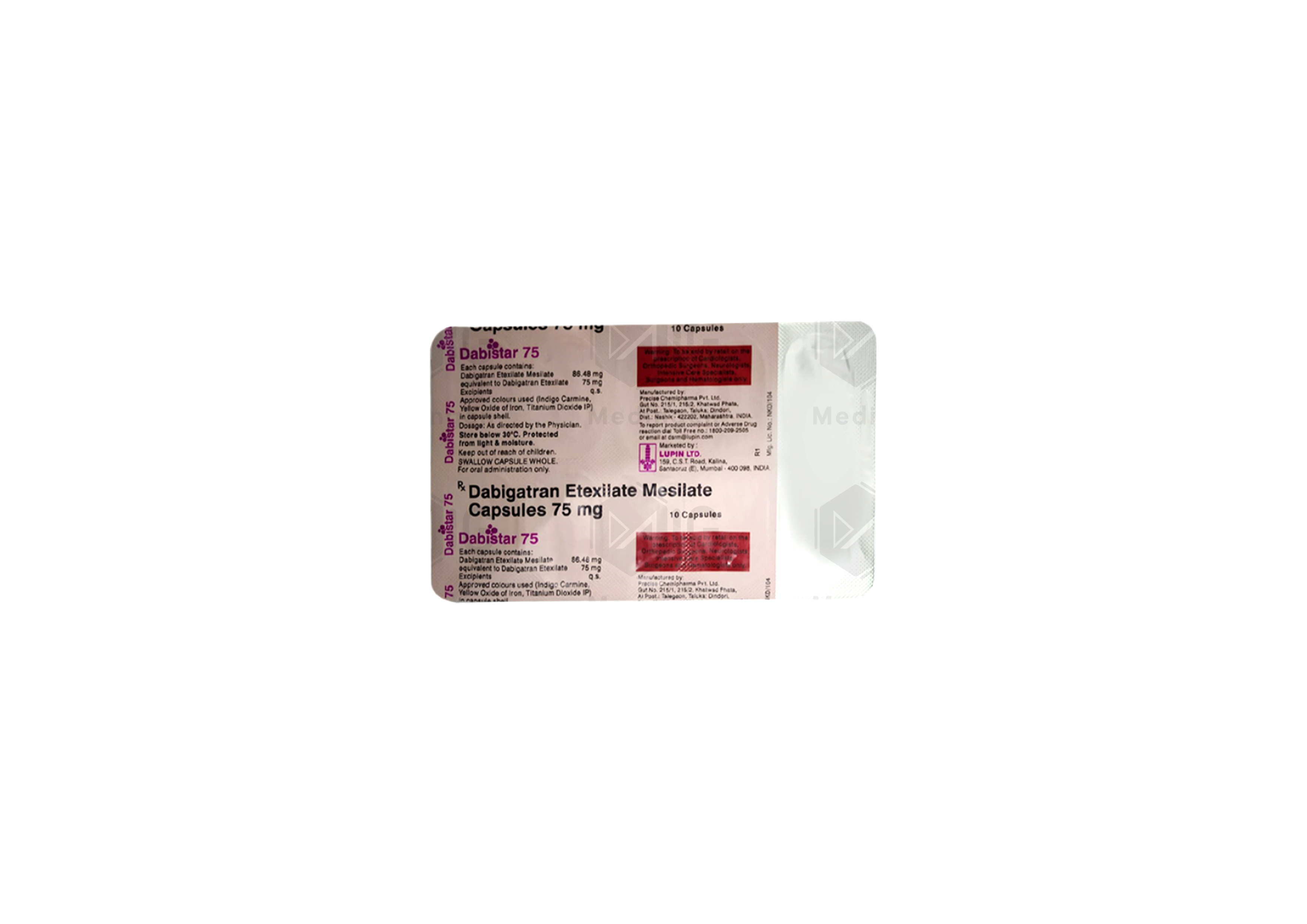DABISTAR 75MG